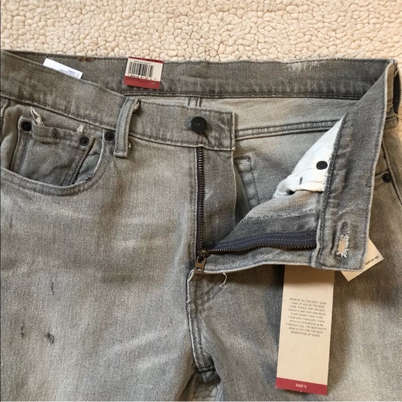 LEVI’S Women’s 505c Premium Jeans, Gray - Picture 6 of 7
